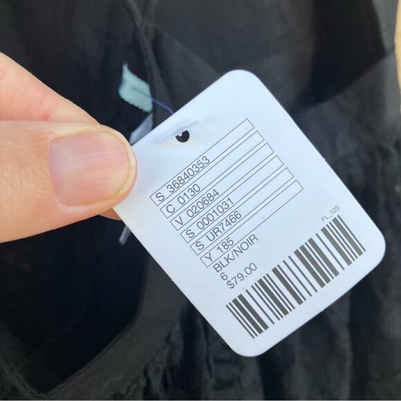 NWT Kimchi Blue black mini dress, women’s size 6 - Picture 4 of 6